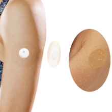 Waterproof Sensor Covers, LiangMai 20 Pack freestyle Adhesive Patches Without Glue in The Center