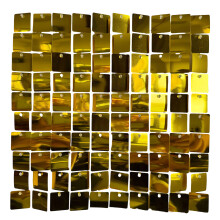 24pcs Light Reflective Wall Panels 24PCS Dynamic Flakes-Gold
