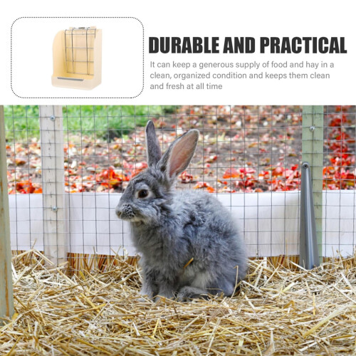 Τροφοδότης σανού Rabbit Supplies, με βιδωτή βάση - Προσεγμένος σχεδιασμός για εύκολη 2