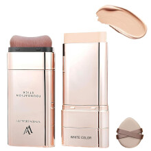 2 in 1 Foundation Stick Double Headed Hydraterende Lichtgewicht Formule met Borstel