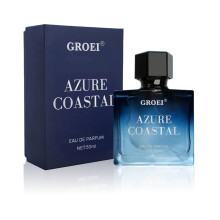 Azure Coastal Eau de Parfum voor Mannen Klassieke Oceaan Geur met Bergamot & Musk 50ml
