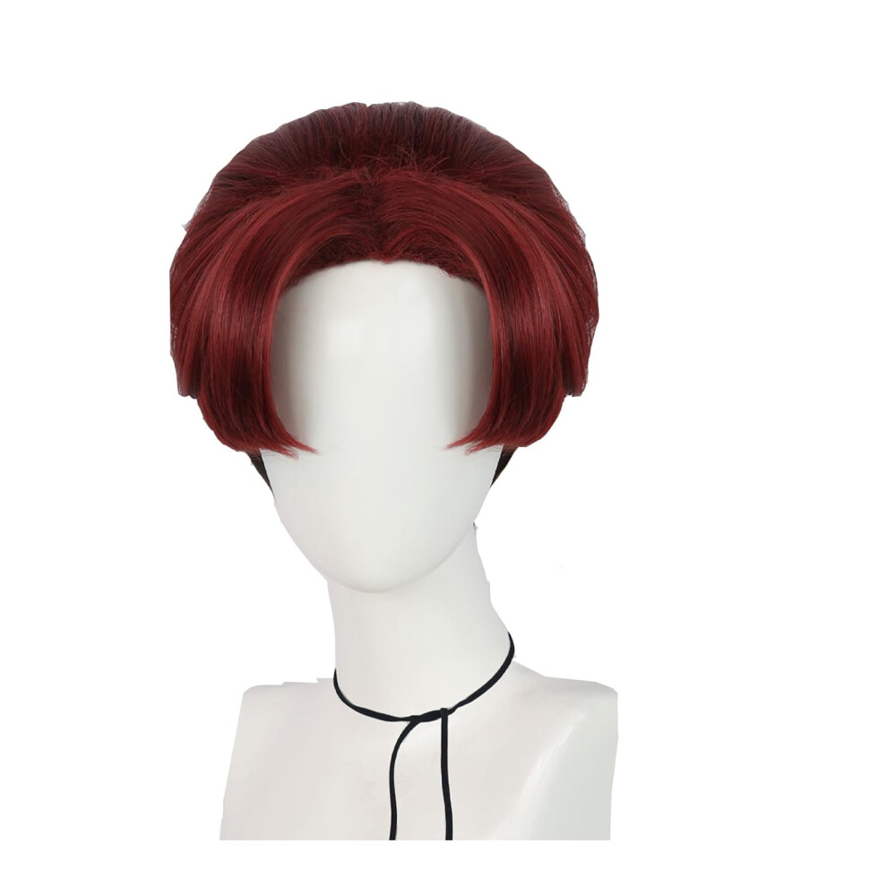 Oimg Unisex Zombies-Addison-Cosplay-Peruecke-Nova-Addison-Kostuem-3D-Druck-Armband-Zubehoer