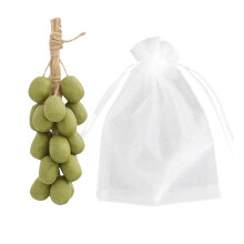 Handgemaakte Druiventros Zeep aan een Koord Fruit Geur Zeep voor Badkamer Decor & Cadeaus (Groen 20)