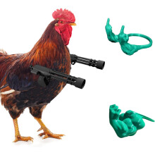 Nieuwigheid Kippen Armen met Miniatuur Geweren Grappig Verkleedspeelgoed