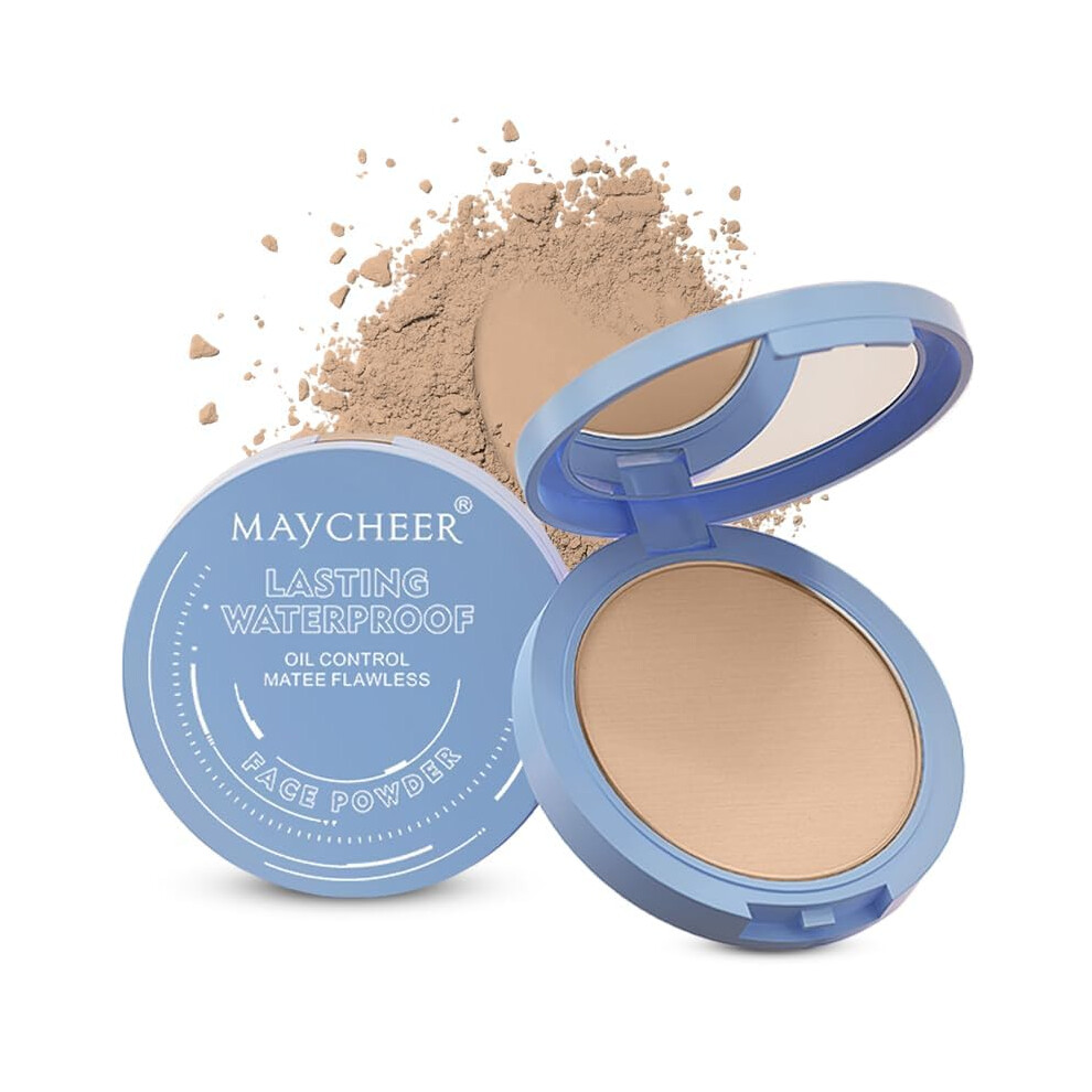 Oimg Gesichtspuder-Fixierpuder-Wasserfest-Lang-Anhaltend-Finish-Puder-Leicht-Oel-Kontrolle