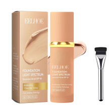 4 In 1 Kleurveranderende Foundation Make-up met Borstel Hydraterende Langdurige Flawless Coverage (1 stuks)