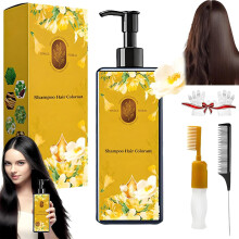 Pflanzliche Haarfarbe, Shampoo für natürliche Grauabdeckung