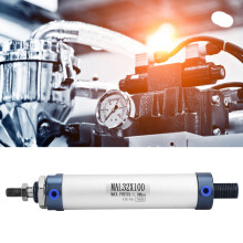 MAL 32mm Doppelwirkender Pneumatikzylinder aus Aluminiumlegierung, 100mm Hub