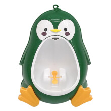 Pinguïn Zindelijkheidstraining Urinoir met Grappig Richtdoel Wandmontage Staand Toilet voor Jongens