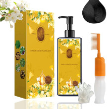 Pflanzliche Haarfarbe, natürliches Shampoo für Grauhaare