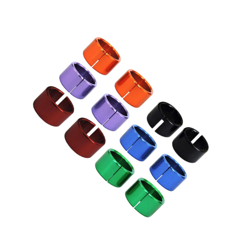 12x Colorful Foot Rings Finch Chicken Poultry Leg Bands Mark Suspected-image-OPC-PN8YHZD-NEW