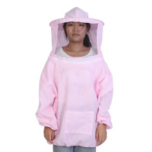 Beekeeping Suit Protective Clothing, Lightweight Fabric Beekeeping Suit With Partial Zip Hood And Elastic Waistband, Soft And Comfortable For Garden W