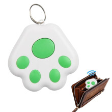 Dog Locator Mini GPS For Dogs And Cats Cat Claw Shape RealTime Wireless Key Finder Portable Alarm Sensor For Pets Green