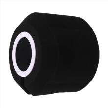 Protetor de Vento para Microfone C3, Filtro Acústico para Estúdios de Gravação, Espuma Absorvente de Som, Preto