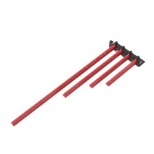 Regla de dibujo lineal para carpintería tipo V, 4 unidades, de aleación de aluminio, para trazado paralelo/vertical.