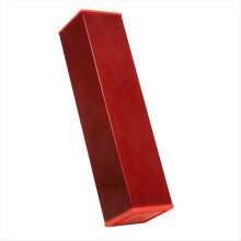 Instrumento de percusión de tubo de arena de metal rojo rectangular, acompañamiento profesional