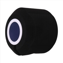 Protetor de microfone C3 contra vento, filtro acústico para estúdios de gravação, espuma absorvente de som azul.