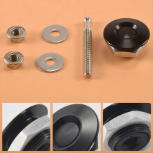 10x auto motorkap vergrendelingspen bumperclipsets drukknop snelontgrendelingspennen 30 mm zwart