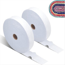 Quilting JellyRoll Stoff, 2 1/2 Zoll Baumwollmischung Wollvlies Rollen für Teppiche, Geldbörsen (2 Rollen) (2 x 70 Yards)