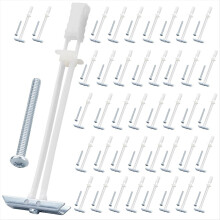 Anclaje para paneles de yeso con perno para tamaños de fijación de 1/4 a 20 pulgadas, kit hueco resistente para montaje en TV, 42 piezas