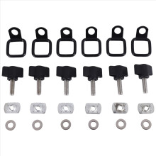 Kit de tornillos de mariposa de extracción rápida para techo rígido para CJ YJ TJ JK JKU