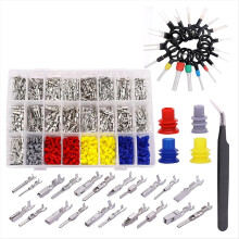 Kit de conectores de terminales de cable eléctrico para coche, 755 piezas, 1/1,5/1,8/2,2/2,8/3,5 mm, 21 tipos