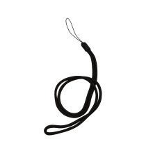 Cordón de nailon trenzado para collar de cámara negro