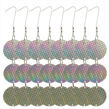 Juego de 8 discos repelentes de aves, dispositivo reflectante para colgar, para mantener alejadas a las aves, como la madera para las palomas.