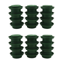 Schiuma floreale bagnata rotonda verde, fiori per navate nuziali, decorazione per feste (