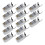 20 τεμάχια μεταλλικό θωρακισμένο βύσμα RJ45 CAT7, καλώδιο Ethernet CAT 7 1