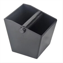 Caja de golpeteo para café expreso de 800 ml, barra extraíble, ideal para baristas y entusiastas, accesorios para máquina A