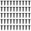 50 τεμάχια βίδες Pickguard 3MM για κιθάρα Strat Style (μαύρες) 1