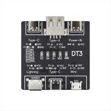USB-datakabel aan/uit detectiebord voor micro-type type-C poort DT3 tester snel lichtgewicht