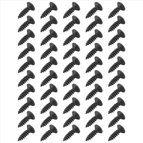 50 τεμάχια βίδες Pickguard 3MM για κιθάρα Strat Style (μαύρες) 2