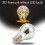 Λάμπα LED 3D με εφέ, διακοσμητική λάμπα 85-265V E27, χριστουγεννιάτικα φώτα, A60 3