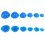 12 τεμάχια μπλε κυπελλάκια κενού υγείας με βεντούζα σιλικόνης για μασάζ 4