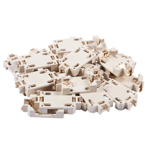 20 stuks witte behuizing CR2032 SMD-celknoopcelbatterijhouder 1