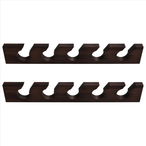 Espositore verticale per cappelli da baseball in legno da parete