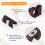 Espositore verticale per cappelli da baseball in legno da parete 8