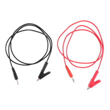 m langes Testkabelpaar mit Krokodilklemme und Bananenstecker für Multimeter