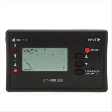 ET-68GB LED Digital-Stimmgerät für Bassgitarre, Ukulele, Violine, chromatische Instrumente