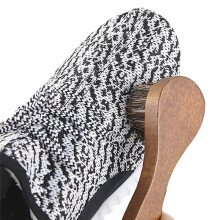 Schuhputzset mit Rosshaarbürste, Polier- und Pflegewerkzeug für Leder
