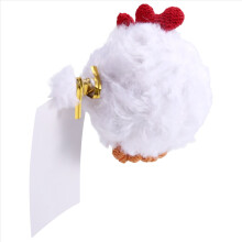 Gehäkelte Hühnerfigur, niedliche, positive Tierpuppe, weiches Stricktier, Geschenk zur Ermutigung