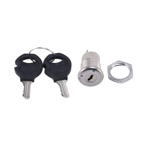 Interruptor de llave de dos terminales con llave de encendido y apagado 1