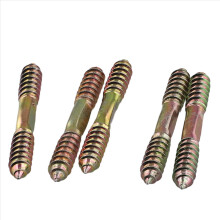 Tornillos de fijación de madera a muebles de doble extremo M8 x 70 mm, 5 unidades