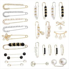 25 broches de perlas para mujer, ideales para ropa, suéteres, chal, cárdigan, vestidos y faldas.