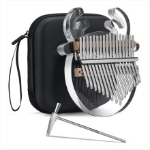 Rendier Kalimba Duimpiano 17 Toetsen Acryl Helder Transparant Vinger Muziekinstrumenten