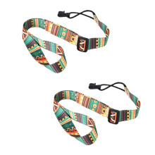 2x Verstellbare Schultergurte aus weichem Polyester für Gitarre, Ukulele, Akustikbass