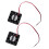 2x DC 12V 0,1A 2-pins pc-behuizing CPU-koelventilator 40 mm x 10 mm 2