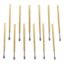 100 kpl P75-E2 jousimittapää Pogo-tappi 1,3 mm kartiomainen 1,0 mm sormustin